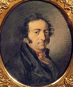 Portrait d'Alexandre Molinari (1816), par le peintre polonais Alexandre Orłowski (1777-1832).