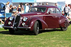 Alfa Romeo 6C 1938 with 2.3 litre engine and light-weight sports body.JPG