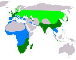 répartition mondiale