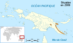 Austrochaperina palmipes map-fr.svg