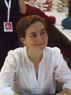 Blandine Le Callet à la foire du livre 2010 de Brive la Gaillarde