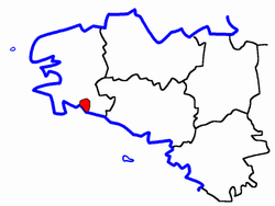 Localisation du Canton de Concarneau