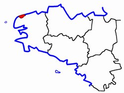Localisation du Canton de Lannilis