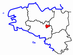 Localisation du Canton de Ploemeur