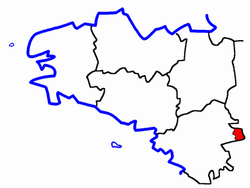 Localisation du Canton de Varades