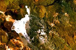 Image satellite du Cerro Bayo.