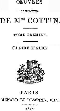 Édition de 1824chez Ménard et Desenne.