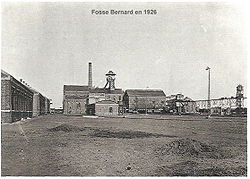 La fosse Bernard en 1926.