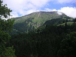 Le Hochgrat depuis Oberstaufen