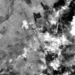 Photo satellite de la base