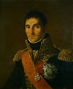 Flavie Renault[1] (d'après Antoine-Jean, baron Gros (1771-1835)), André Masséna, duc de Rivoli, prince d'Essling, maréchal de France (1756-1817), 1834, Musée de l'Armée (Paris).