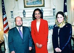 Secretary Rice With Two Afghan Parliament Deputy Speakers.jpg