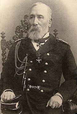 Amiral Nikolaï Matveevitch Tchikhatchev en 1895.