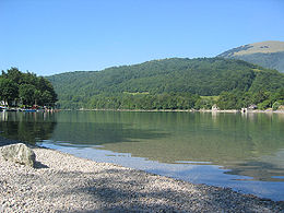 Une partie du Grand lac de Laffrey