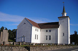 L’église de Lyngdal.
