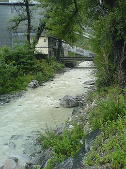 La Navizence à Chippis.