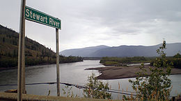 Rivière Stewart vue de la Klondike Highway