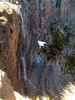 Vue des Tugela Falls