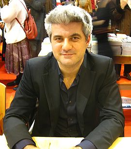 Laurent Gaudé au Salon du Livre de Paris le 14 mars 2009.