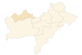 Localisation de la daïra dans la Wilaya d'Oran