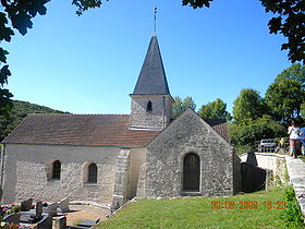 L'église d'Aubaine