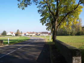 Route de Forschwihr Entrée Ouest du village