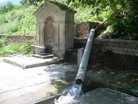 Une fontaine à Idjevan.