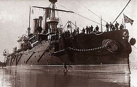 Battleship Poltava in Kronstadt, Russia - Autumn 1898.jpg
