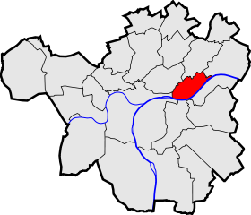 Localisation de Beez dans la commune de Namur