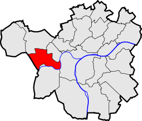 Localisation de Flawinne dans la commune de Namur