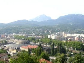 Vue panoramique de la ville de Chambéry