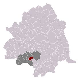 Localisation de Chemy dans son canton et son arrondissement