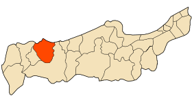 Dz - 42-14 - Gouraya - Wilaya de Tipaza map.svg