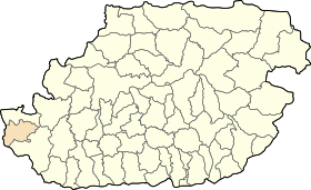 Dz - Tizi Ghenif (Wilaya de Tizi-Ouzou) location map.svg