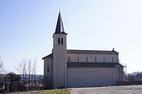 L'église de Badinières après rénovation (2011)