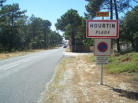 Arrivée à Hourtin-Plage, à quelques km d'Hourtin centre.