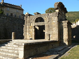 Le mausolée romain de Lanuéjols