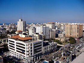 Vue de Gaza City