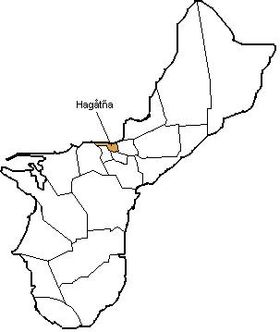 Localisation de Hagåtña