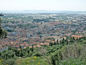 Vue panoramique d'Hyères