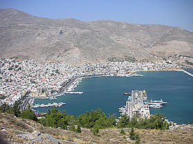 Pothia, le port principal de Kalymnos