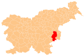 Localisation de Krško