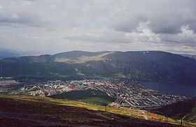 Vue générale de Kirovsk.