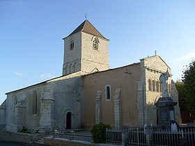 L'église romane de Lorignac