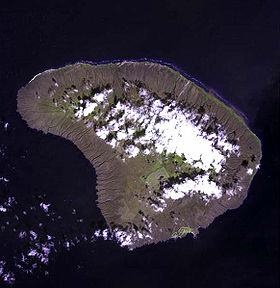 Image satellite de Lanai.
