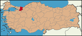 Latrans-Turkey location Sakarya.svg