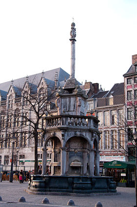 Perron de Liège, sur la Place du Marché