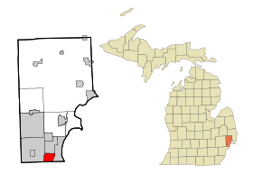 Macomb County Michigan Incorporated and Unincorporated areas Eastpointe Highlighted.svg