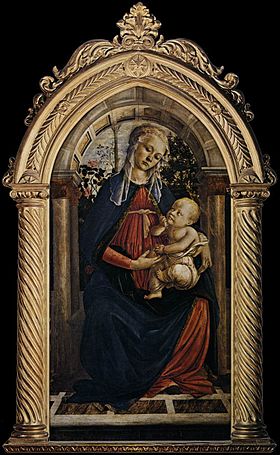 Image illustrative de l'article La Vierge à la roseraie (Botticelli)