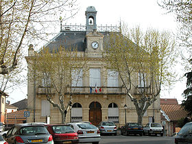 La mairie de Cazouls-lès-Béziers.
